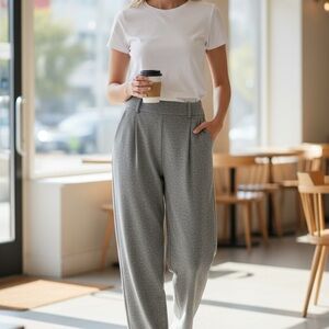 Giorgio Armani Classic Gray Women's Trousers